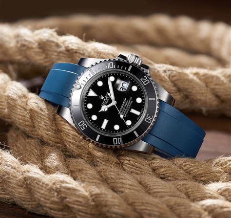 rolex rubber strap review|19mm Rolex rubber watch strap.